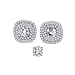 14K White Gold 5/8 ct. Diamond Earring Jackets