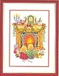 Eva Rosenstand Holiday Christmas Kids by Fireplace Counted Cross Stitch Kit 14-138