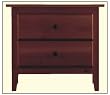 Beta Furniture BR101440P Night Table - Cherry