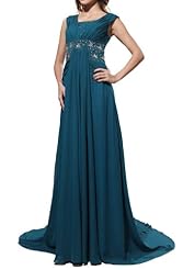 Corset   Waistline Scoop Neck Ruched Crystal Evening Dress 