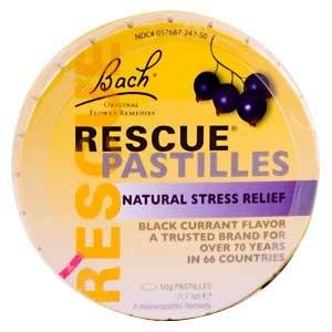 Bach Flower Remedies Rescue® Pastilles Black Currant — 50 Pastilles