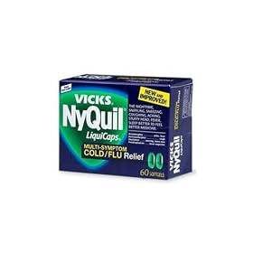 NyQuil-Vicks Multi-Symptom Cold/Flu Relief, 60 Liquicaps