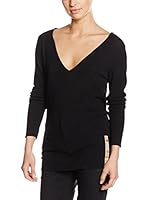 BORBONESE Camiseta Manga Larga (Negro)