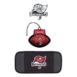 Tampa Bay Buccaneers Automotive Package: Emblem, Air Freshner & CD Visor