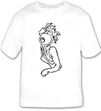 T-shirt with head, Hawaii, funny, “black and white”, humor, creature, Polynesia, cartoon, woman, arm