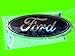 Ford 4L3Z-1542528-AB Blue Front Grille Emblem 9 inches by 3.5 inches