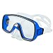 Salvas Kinder Tauchmaske Geo JR, transparent/blue/iron
