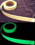 Glow in the dark adhesive tape 1/2, 1 and 2 inch widths available