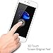 iPhone 7 Plus Screen Protector,IVGUI 0.26mm [Scratch Proof] [Ultra Clear] [High Definition][Easy to Install] 3D Full Coverage Tempered Glass Screen Protection Film 5.5 inch White
