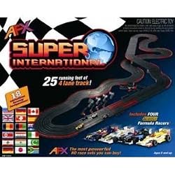 AFX SUPER INTERNATIONAL HO SLOT CAR SET