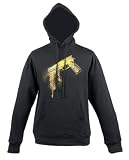 Splatter Gun Hoodie Black