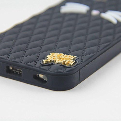 Iphone 5C case, California cat Fruit sister Katy Perry kitty purry Metal Brand Diamond glitter case For Iphone 5C (Black)