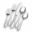 International 53-Piece American Bead Flatware Set