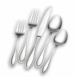 International 53-Piece American Bead Flatware Set