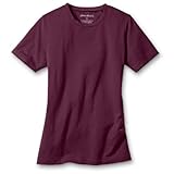 IMAGE OF Eddie Bauer Easy Fit Jersey Crewneck T-Shirt, Wineberry 1X Women's Plus