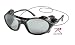 Tactical Sunglass W/leather Type Wind Guard 'CE'