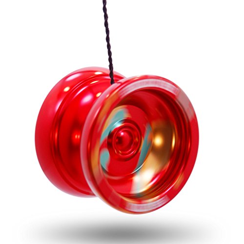 Sidekick Yoyo Pro Red Yellow Green Splashes Professional Aluminum