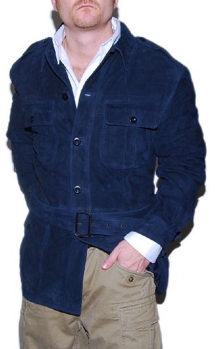 Polo Ralph Lauren Mens Suede Leather Jacket Coat 
