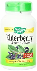 Nature's Way Elderberry Capsules 575 mg, 100-Count