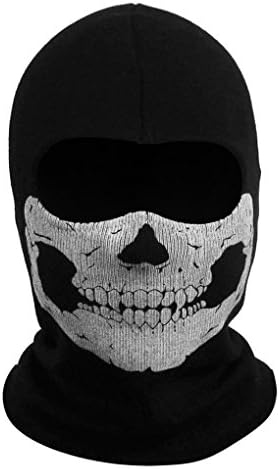 Painting On Canvas For Olympus Has Fallen Ghost Skull Face Mask Mens Black Cotton Costumes Balaclava Ski Skateboard Biker Hood
