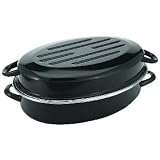 Review Judge  / Harlequin Granite - 36cm Low Oval Roaster