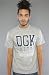 DGK The DGK Head of the Class Tee in Athletic Heather Grey,T-shirts for Men