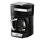DeLONGHI Programmable 12-cup Coffee Maker, Stainless Steel, Black