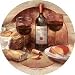 Set of Four Wine & Cheese Thirstystone Coasters - Style TSCH21