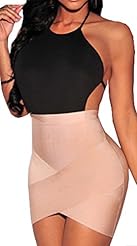 Sexy Halter Sleeveless Polyester Backless Summer Bodycon Dress/Party Dress/Mini Dress 
