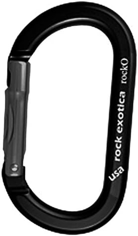 Rock Exotica rockO Non-Locker Black Carabiner C3NL-B