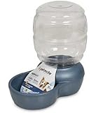 Petmate Replenish Pet Waterer with Microban, 2-1/2-Gallon, Pearl Peacock Blue