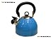 Stainless Steel Kettle Prima 2.5L Stainless Steel Whistling Kettle in Blue 11122C