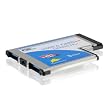CSL - USB 3.0 Super Speed PCMCIA Express Card Karte (54mm / 2 Port / Windows 7 kompatibel) f�r Notebook Laptop | USB Hub intern