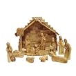 Olive Wood Nativity Set- Modern Style