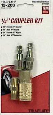 LUBRIMATIC-STANT-TRUFLATE 13203 QUICK CONNECT COUPLER KIT 1/4 NPT