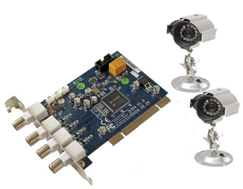 Q-See QSDT42DPCRC 4 Channel H.264 PCI DVR Card