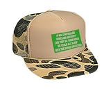 IF AOL CONTROLLED HOMELAND SECURITY LIKE THEY DO THEIR SPAM WE COULD ALL SLEEP WITH THE DOORS UNLOCKED Adult Mesh Back Cap / Hat Brown Camo