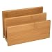 Wedo 061307 Porte-lettres en bambou clair 2 compartiments