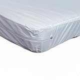 Twin Zippered Plastic Mattress Protector for Home Beds - Twin