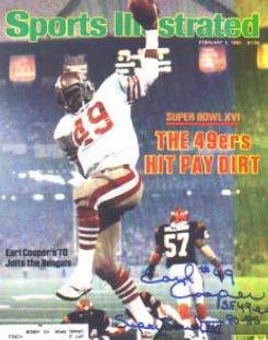 Buy Earl Cooper autographed Sports Illustrated Magazine (San Francisco 49ers) by Sports Memorabilia LLC