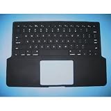 Rasfox Preprinted Keyboard & Palm Silicone Skin 13-inch Macbook Aluminum Unibody and 13-Inch Pro - Black