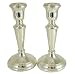 Fully hallmarked pair of English made ‘ old original’ 925 sterling silver 5 3/4″ or 15cm candlesticks