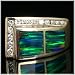 14K Yellow Gold Custom Made Black Opal & Diamond Estate Ring