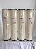 4 PACK Jandy CL-340 ALL AMERICAN Replacement Cartridge, Unicel C-7459, Pleatco PJAN85, Filbur FC-0800, OEM A0554500, Swimming Pool Filter Cartridges