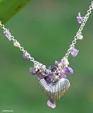 Pearl and amethyst choker, 'The Secret of Love'