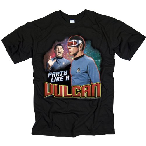 Star Trek Party Like A Vulcan Original Series T-Shirt