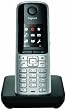 Gigaset S810H Schnurlostelefon Zusatzger�t (4,6 cm (1,8 Zoll) TFT-Farbdisplay, Freisprecheinrichtung) stahlgrau