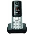 Gigaset S810H Schnurlostelefon Zusatzger�t (4,6 cm (1,8 Zoll) TFT-Farbdisplay, Freisprecheinrichtung) stahlgrau