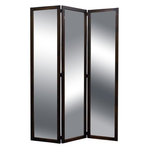 Screen Gems Binini Mirror Room Divider in Cappuccino On Sale
