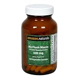 A to Z Naturals No Flush Niacin, Vegetarian Capsules, 500 mg, 100 tablets
